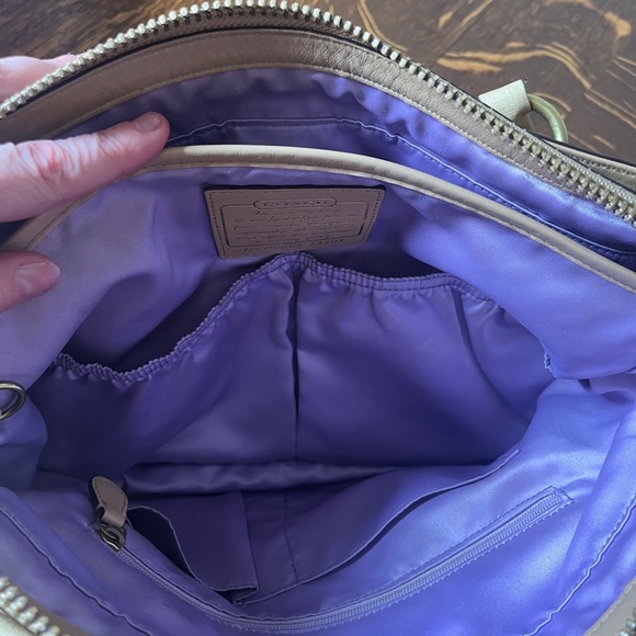 Coach Addison Spectator Tan Leather Satchel Shoulder Bag - Picture 14 of 14